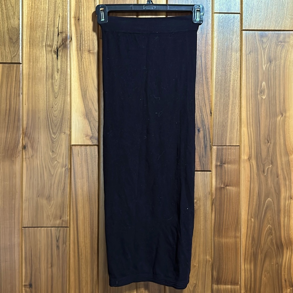 Rick Owens Black Pencil Skirt